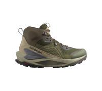 Salomon - Zapatillas de senderismo Hombre - Elixir Mid GTX Peat/Vintage Khaki/Castlerock - Talla 8,5 UK - Marrón Marrón 8.5 UK