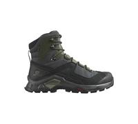 Salomon - Zapatillas de senderismo Hombre - Quest Element Gtx Black/Deep Lichen de Cuero - Talla 9,5 UK - Negro Negro 9.5 UK