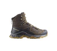 Salomon - Zapatillas de senderismo Hombre - Quest Element Gtx Delicioso/Black/Dull Gold de Cuero - Talla 9,5 UK - Marrón Marrón 9.5 UK