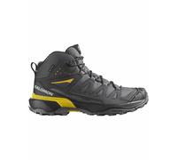 Salomon - Zapatillas de senderismo Hombre - X Ultra 360 Mid GTX M Castlerock / Black / Spicy Mustard - Talla 11 UK - Gris Gris 11 UK