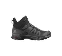Salomon - Zapatillas de senderismo Hombre - X Ultra 4 Mid Gtx Black/Magnet de Cuero - Talla 7 UK - Negro Negro 7 UK