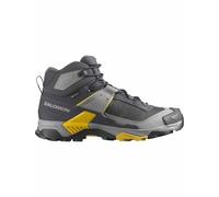 Salomon - Zapatillas de senderismo Hombre - X Ultra 5 Mid GTX M Asphalt / Monument / Spicy Mustard - Talla 9 UK - Gris Gris 9 UK