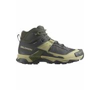 Salomon - Zapatillas de senderismo Hombre - X Ultra 5 Mid GTX M Peat / Gray Green / Blue Nights - Talla 44 2/3 - Caqui Caqui 44 2/3