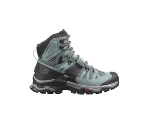 Salomon - Zapatillas de senderismo Mujer - Quest 4 Gtx W Slate/Trooper/Opal Blue para Mujer de Cuero - Talla 38 - Azul Azul 38