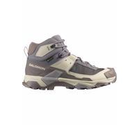 Salomon - Zapatillas de senderismo Mujer - X Ultra 5 Mid GTX W Excalibur/Iron para Mujer - Talla 5 UK - Beige Beige 5 UK