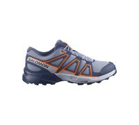 Salomon - Zapatillas de senderismo Niños - Speedcross J Tradewinds/Spellbound - Talla Infantil 33 - Gris Gris 33