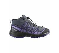 Salomon - Zapatillas de senderismo Niños - XA Pro V8 Mid WP J Turbulence/Black - Talla Infantil 35 - Púrpura Púrpura 35