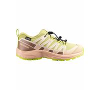 Salomon - Zapatillas de senderismo Niños - XA Pro V8 WP J Endive/Burro/Almond - Talla Infantil 36 - Amarillo Amarillo 36