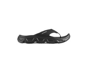 Salomon - Zapatillas de trail - Reelax Break 6.0 Black/Black/Alloy - Talla 9 UK - Blanco Blanco 9 UK