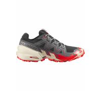 Salomon - Zapatillas de trail - Speedcross 6 Black/Fird/Almilk - Talla 45 1/3 - Gris Gris 45 1/3