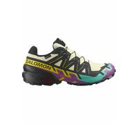 Salomon - Zapatillas de trail - Speedcross 6 GTX M Transparent Yellow/Black - Talla 42 2/3 - Beige Beige 42 2/3