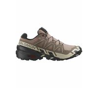 Salomon - Zapatillas de trail - Speedcross 6 M Natural/Black - Talla 44 2/3 - Marrón Marrón 44 2/3