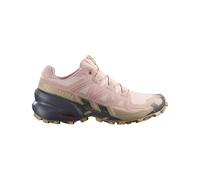 Salomon - Zapatillas de trail - Speedcross 6 W Tapioca/Shadow Gray para Mujer - Talla 40 - Rosa Rosa 40