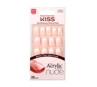 Salon Acrylic Nude Nails Graceful