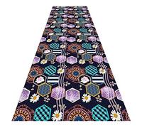 Salón Alfombra, Vintage Antideslizante Protector de Piso Fácil de Limpiar para la Entrada, Salón Comedor, Pila 0.6Cm/a/120X400Cm