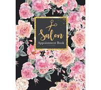 Salon Appointment Book 4 Column: Planner Personal Organizers Schedule Undated Appointment Book for Client ,Salon, Spa, Barbers, Hair Stylists, Daily and Hourly 7am to 8pm 15 minute increments