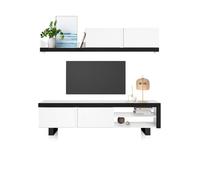 Salón axis up 180 blanco - ceniza 180 x 49 x 40 cm