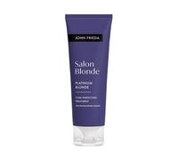 John Frieda I Salon Blonde Platinum Blonde I Tratamiento Matizador para Mantener el Rubio Perfecto I Reduce la Rotura hasta un 97%* I Con Proteínas y Péptidos I 120ml