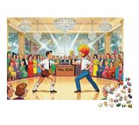Salón de Baile-Off Puzzle De Madera Impermeable DIY Puzzles De 1000 Piezas para Adultos Imposible Rompecabezas para Decoración del Hogar