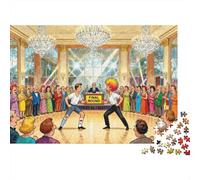 Salón de Baile-Off Puzzle De Madera Impermeable Puzzles De 1000 Piezas Regalos para Adultos Colorido Rompecabezas Decoración del Hogar