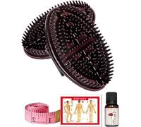 Salón de belleza Cepillo meridiano personalizado profesional, Capricornio Meridian Masaje Cepillo, Meridianos Masaje Cepillo, Peine de relajación de cuerpo completo (marrón)