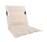 Salón de Chaise Plegable Al Aire Carga Fuerte portátil: Transportación Mejorada de Comodidad Precipitación de Chaise Lounge para Césped (Beige)