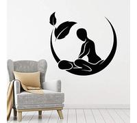 Salón De Masajes Tatuajes De Pared Spa Belleza Terapia De Salud Pegatinas De Pared Vinilo Masaje Salón De Belleza Decoración Mural Impermeable 57X60 Cm