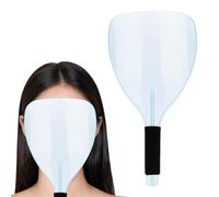 Salon Face Protector Transparent Face Visor Hairdressing Shield Tool | Lightweight face shield provides clear visibility while helping protect against hair spray during salon