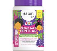 Salon Line Crema de combate para niños Shiny Curls de Grape, 1 kg
