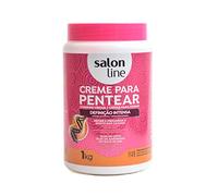 Salon Line - Crema de Peinado Definición Intensa - Hidratación Profunda - Control de Frizz - Textura Ligera - Uso Diario - Rizos y Ondas Definidos - 1000 gr