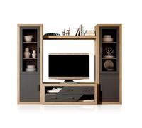 Salón nuka v5 cambria - grafito 250 x 193,2 x 34,6 cm