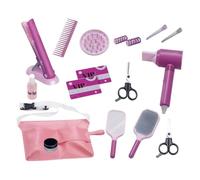 Salón Peluquería Imaginaria Infantil 17 Piezas para Imitación Y Disfraces, | Set de Barbero para Niños Aseo Infantil en Casa, Interior, Exterior, Viaje y Juegos de Guardería