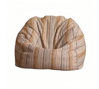 Salón sofá individual sofá perezoso balcón bolsa de frijol lavable para sala de estar sillón reclinable sofá tatami (naranja, grande)
