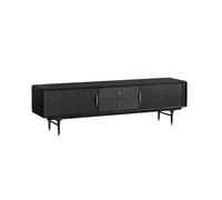 Salón Soporte de TV 180cm Escandinavo Madera maciza Sala Armario, Centro de Entretenimiento Retro-minimalista, Muebles de Almacén Apto para Hoteles Soporte de TV Con Almacenamiento(180x45x58cm)