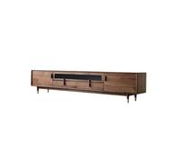 Salón Soporte de TV 200x40x50cm Nuez Centro de Entretenimiento Madera Sólida, Hogar TV Mesa de almacenamiento, Sala Muebles de almacenamiento Soporte de TV Con Almacenamiento