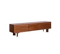 Salón Soporte de TV Armario de almacenamiento simple para la sala nórdico hogar armario de almacenamiento de madera maciza TV soporte TV con espacio de almacenamiento(A:180CM*40CM*45CM)