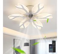 Salon Ventilador De Techo Con Luz Dimmable Lampara Ventilador Techo 6 Velocidades Reversible Smart Ceiling Fan Light And Remote Control App Plafones De Techo Modernos Infantil Dormitorio Brillante
