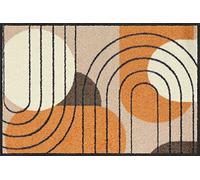 Salonloewe Felpudo Arches Statement albaricoque 050 x 075 cm, felpudo para interior y exterior, lavable