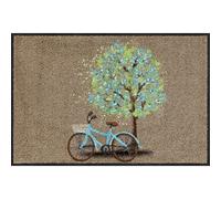 Salonloewe Felpudo Resting Tree 50 x 75 cm, felpudo de entrada, felpudo con diseño lavable, alfombra de pasillo para interior y exterior