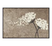 Salonloewe Felpudo Wishful Blossom Alfombra Antideslizante Lavable, 050 x 075 cm, Interior y Exterior, Diseño de Flores
