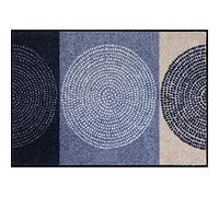 Salonloewe Nestor Denim Salón - Felpudo de sld1574, Poliamida, Blau weiß Beige, 50 x 75 cm