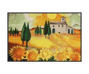 Salonloewe Rosina Wachtmeister Nuovo Girasole - Felpudo (lavable, 050 x 075 cm), diseño de girasoles