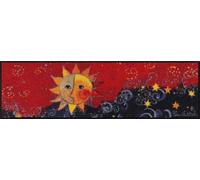 Salonloewe Rosina Wachtmeister Sole Nuovo - Felpudo (35 x 120 cm), diseño de gatos, multicolor