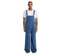 Salopette De Mezcla De Vaquero Dickies, Modelo Amplio, Azul Clásico, Talla M