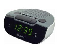 Salora CR612 - Despertador (LED, Gris, Color blanco, Digital)