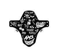 Salpicadera Guardabarros para Bicicleta MTB - Hell Gang/White