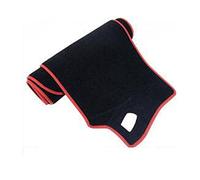 Salpicadero Alfombrilla Esteras Cubierta Tablero Instrumentos del Coche para VW para Santana 2000/3000 para Zhijun 2013 Evitar Almohadillas De Luz Anti-UV Alfombras(Red Side)