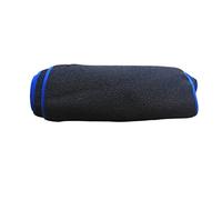 Salpicadero Alfombrilla Para Jeep Para Wrangler 2007-2017 Para JK LHD RHD 2 Capas Cubierta Salpicadero Coche Alfombra Capa Alfombra Salpicadero Pad Protector Coche Cojín Sombrilla(RHD Blue)