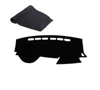 Salpicadero Alfombrilla Protectora para Kia Rio 3 K2 2012-2016 Salpicadero Coche No-Glare Stain Scratch Resistant(Black+brown)