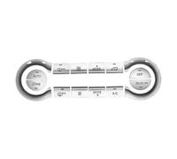 Salpicadero Botón Pegatinas Compatible Con Benz Para C117 Para X156 Para CLA 2013, 2014, 2015, 2016, 2017 Y 2018. Parche Adhesivo Para Botón De Aire Acondicionado Central De Coche